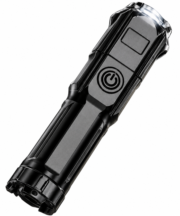 Tech & Tac XPE LED Zoomable Torch – Compact Handheld Flashlight