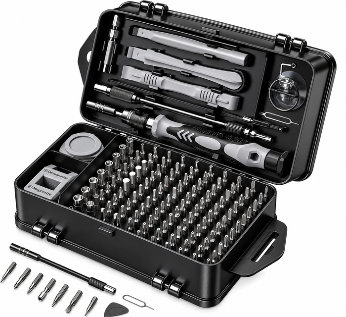Tech & Tac 117-Piece Precision Screwdriver Set – Electronics & Hobby Repair Kit