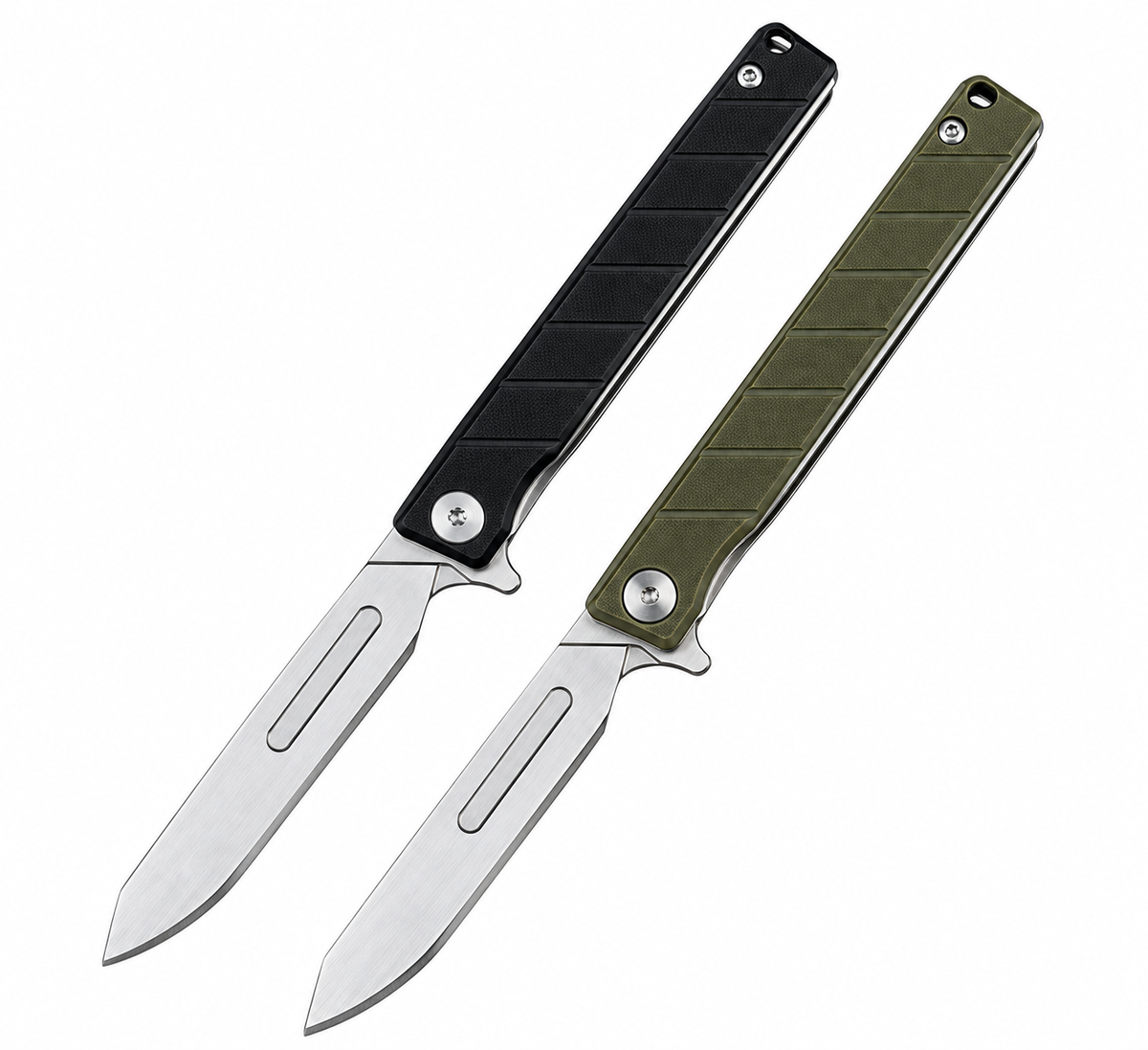Tech & Tac Premium Replaceable-Blade Folding Knife – EDC Pocket Knife