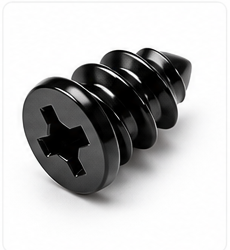 Tyre repair screwdriver and screw