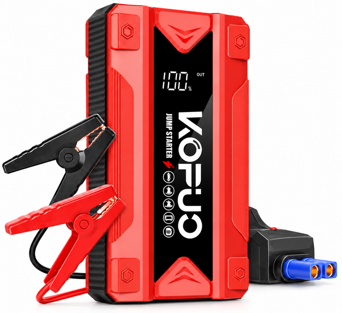 Tech & Tac 5000A Portable Jump Starter – Emergency Car Battery Booster
